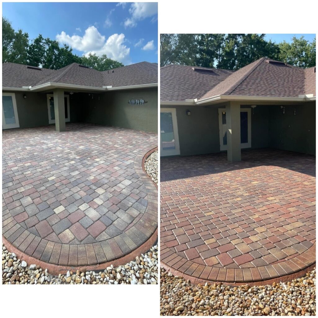 Paver Clean & Seal in Port Saint Lucie